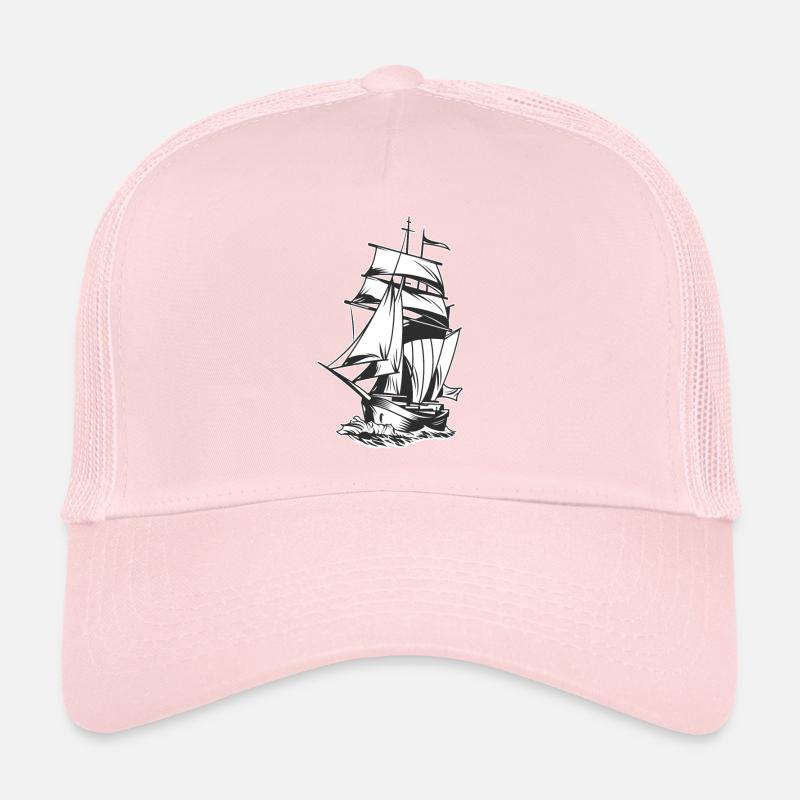 Segelschiff Sailing Ship Trucker Cap