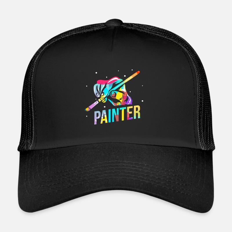 Cadeau peintre Casquette trucker 
