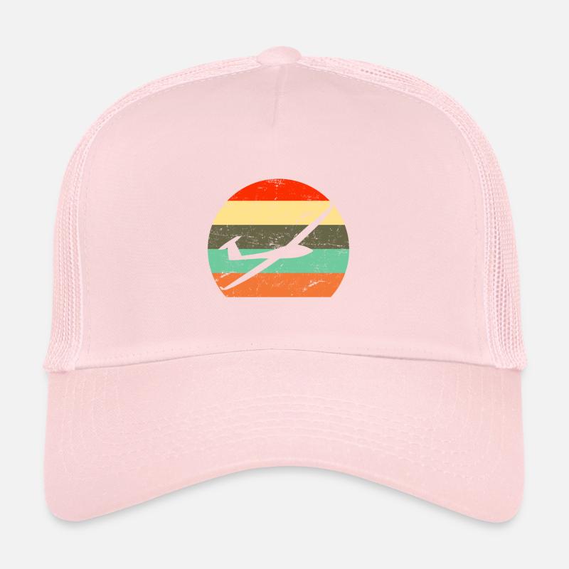 Retro Segelflieger Flug Geschenk Trucker Cap