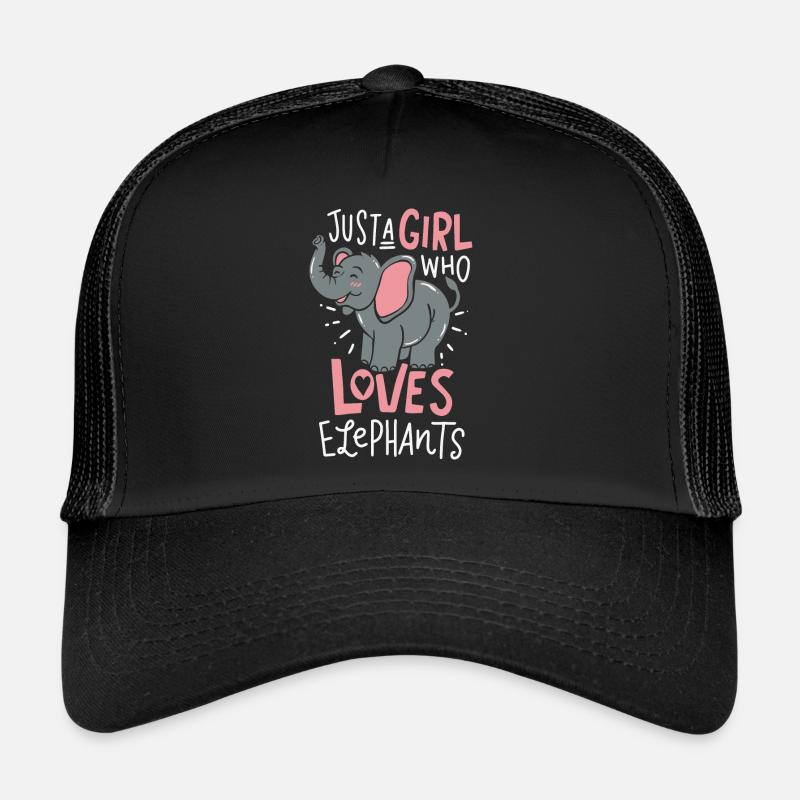 elephants - Trucker Cap - black/black
