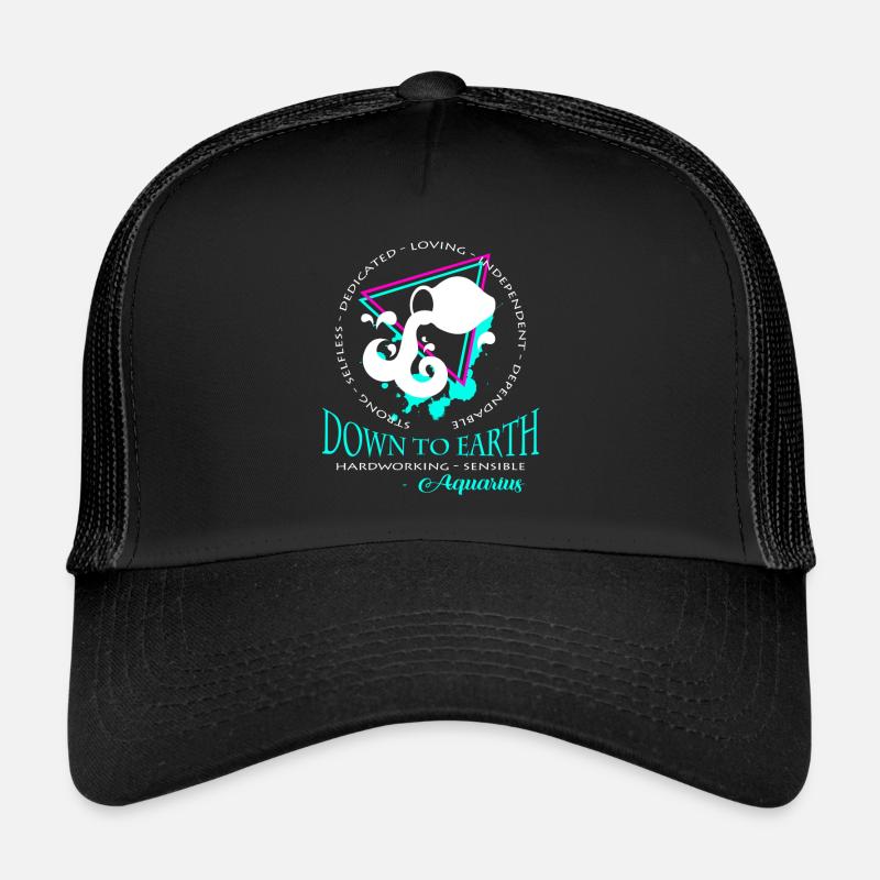 Signe du zodiaque Verseau Casquette trucker 