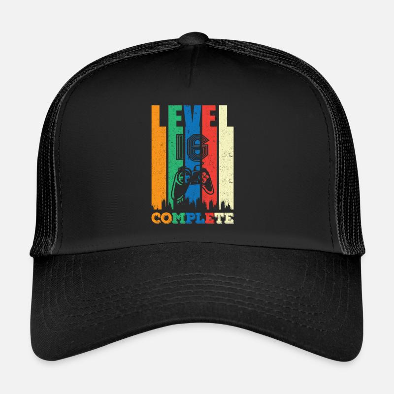 Niveau 16 Complètement 16 ans 16 ans 16e anniversaire Casquette trucker 
