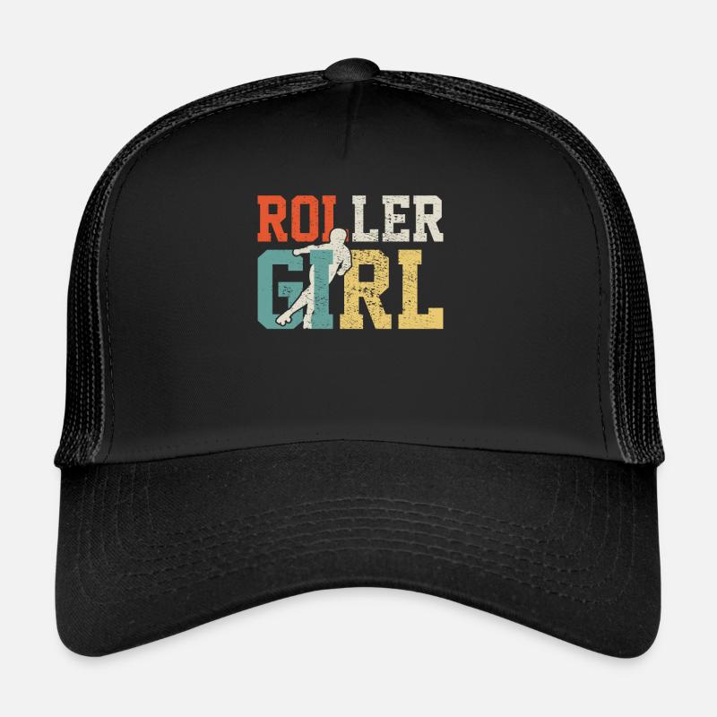 Fille de roller Casquette trucker 