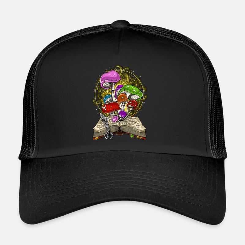 Magic Mushrooms Fungus Trucker Cap