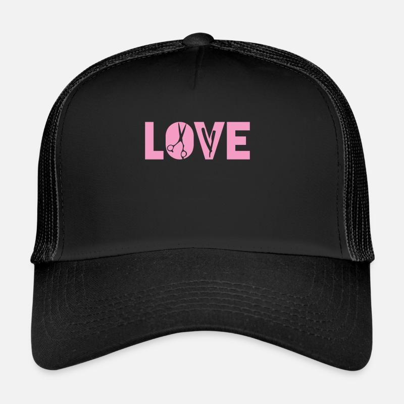 Coiffeur Coiffeur Coiffeur Coiffeur - Casquette trucker  - noir/noir