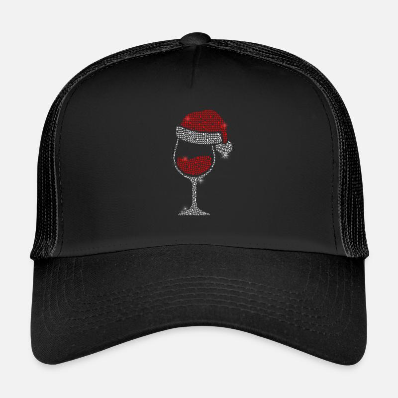 Vin rouge vin de noel Casquette trucker 