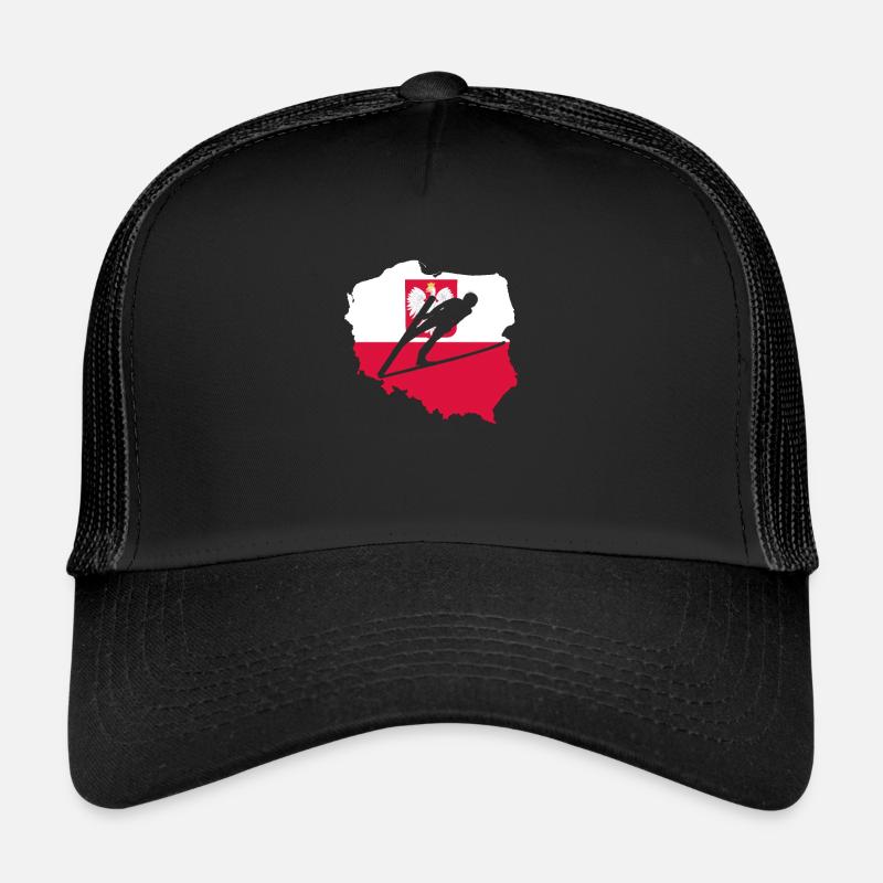 Ski Jumping Poland Polish team as a gift Trucker Cap