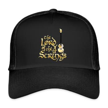 Lord of the 4 Strings - Trucker Cap - black/black - Front