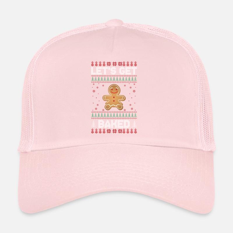 Let’s get baked. Noël, cadeau Casquette trucker 