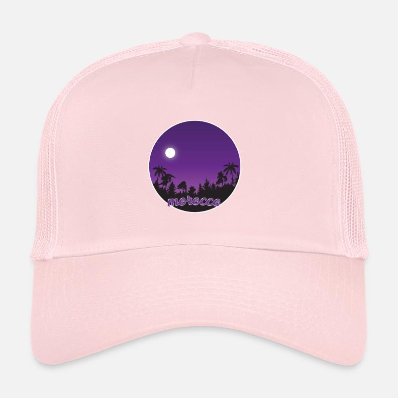 Le paradis violet du Maroc Casquette trucker 