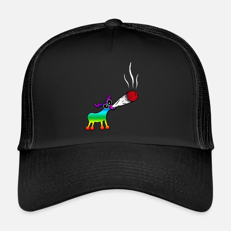 Smoke marijuana Trucker Cap