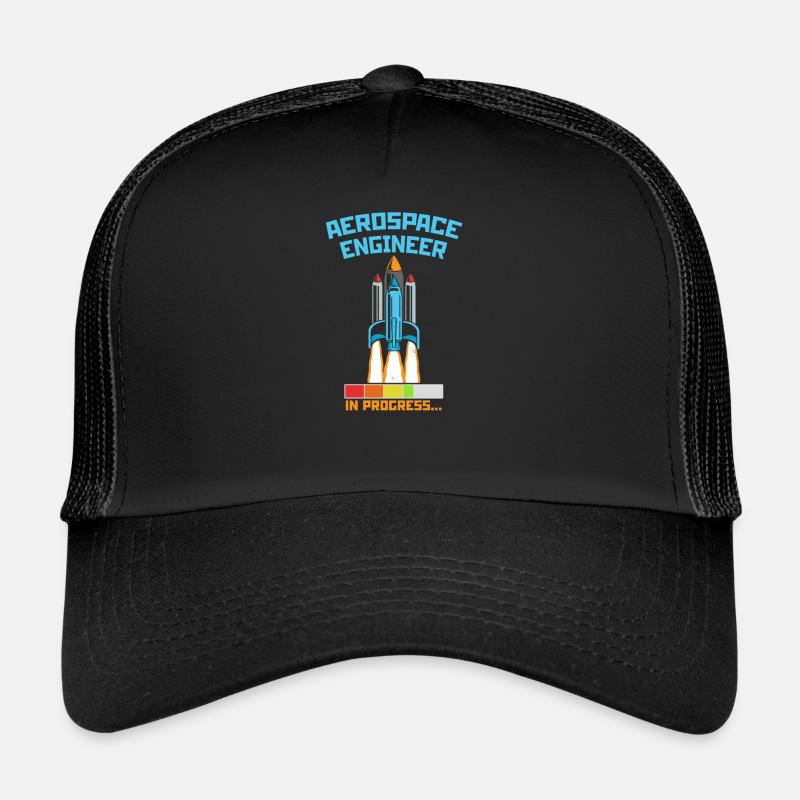 Aerospace Enginner in Progress Ingenieur Rakete Trucker Cap