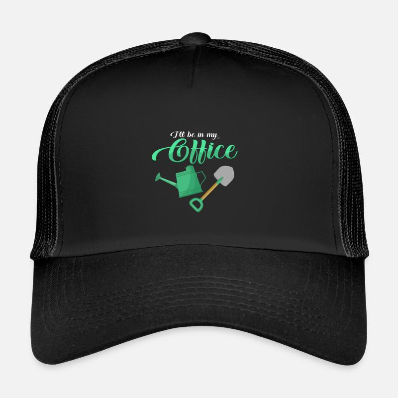 Garten - Trucker Cap - Schwarz/Schwarz