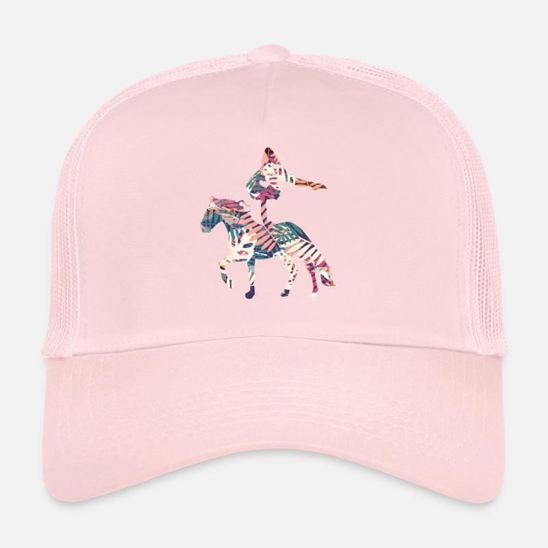 Cavalier drôle d'équitation cavalier gaul Casquette trucker 