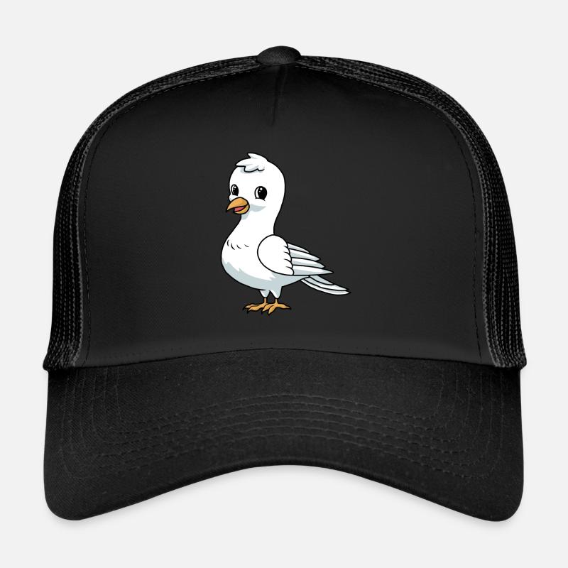 Petite colombe blanche Casquette trucker 