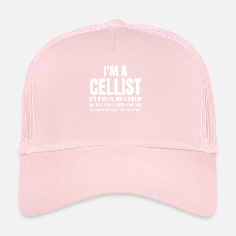 Im A Cellist Its A Cello Not A Guitar No I Dont Trucker Cap