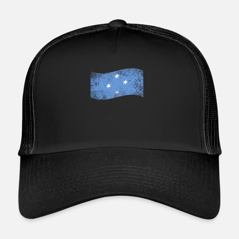 Micronesia - Trucker Cap - black/black