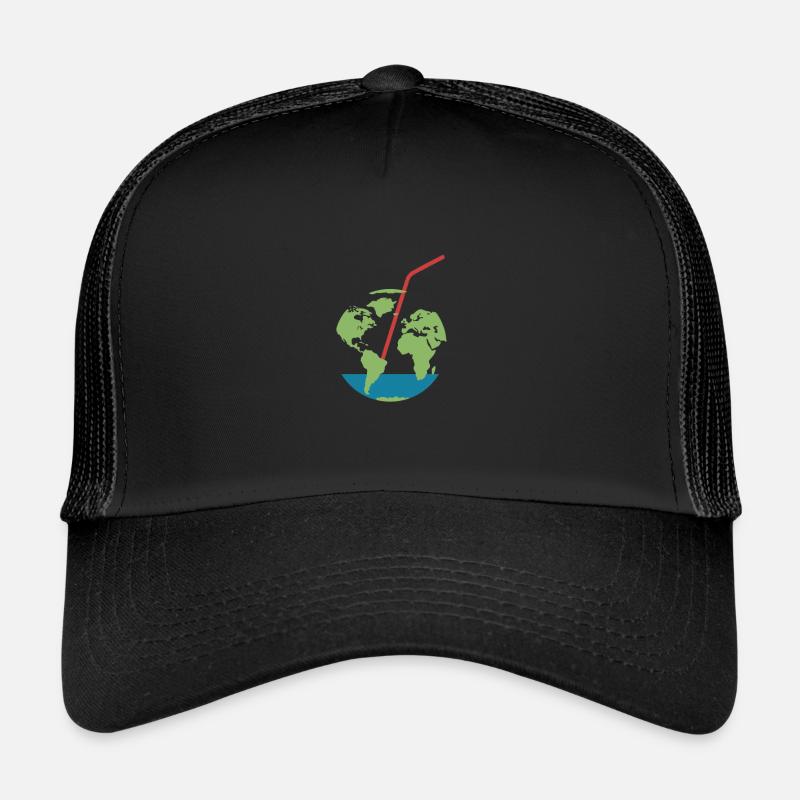 C'est juste une paille pour sauver la planète protection de l'environnement Casquette trucker 
