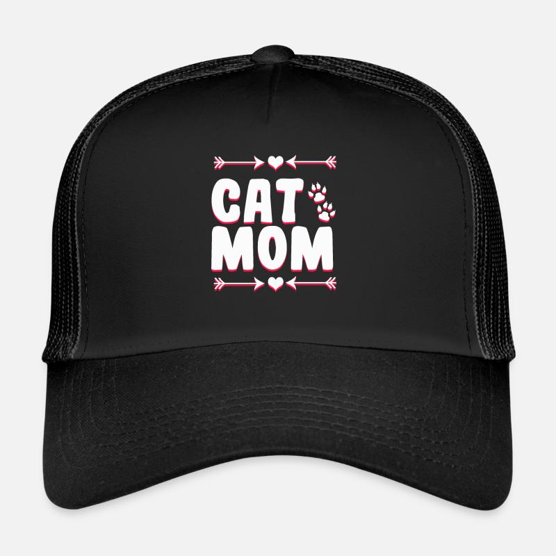 Cats mother - Trucker Cap - black/black