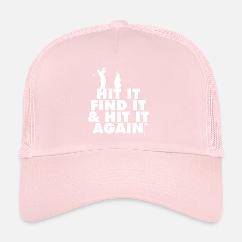 Golf Golf Course Golfer Sayings Tee Off Trucker Cap
