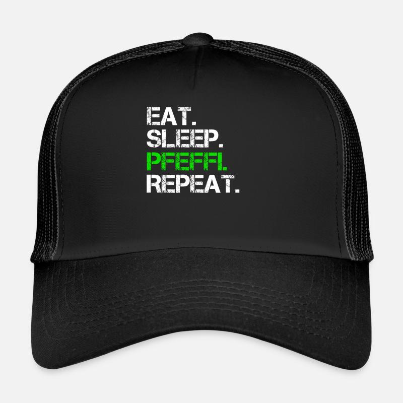 Eat Sleep Pfeffi Repeat Casquette trucker 