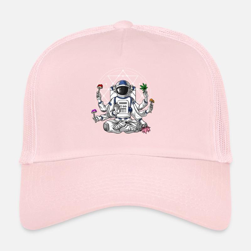Psychonaut Psychedelische Astronautenmeditation Trucker Cap