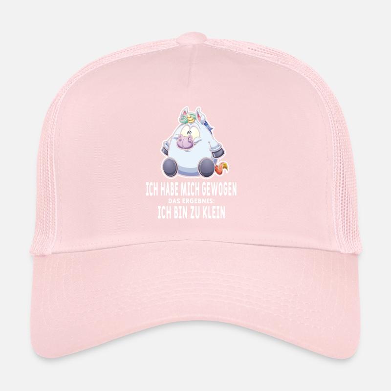 Dickes Einhorn Übergewicht Lustig Spruch Geschenk Trucker Cap