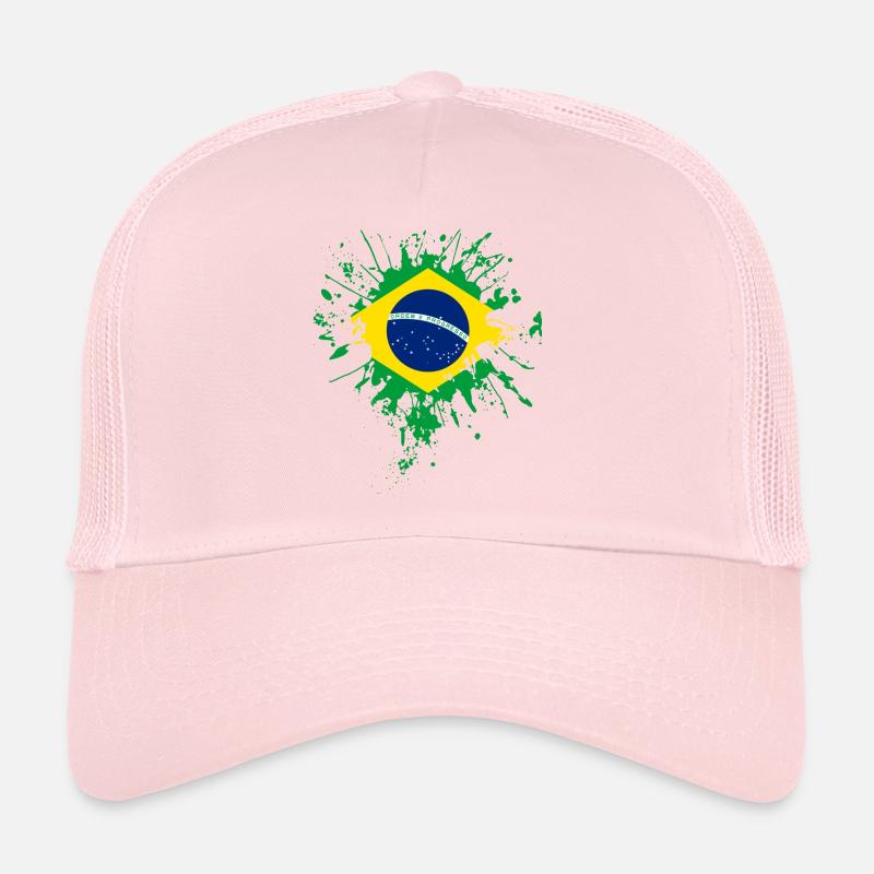 Drapeau brésilien Casquette trucker 