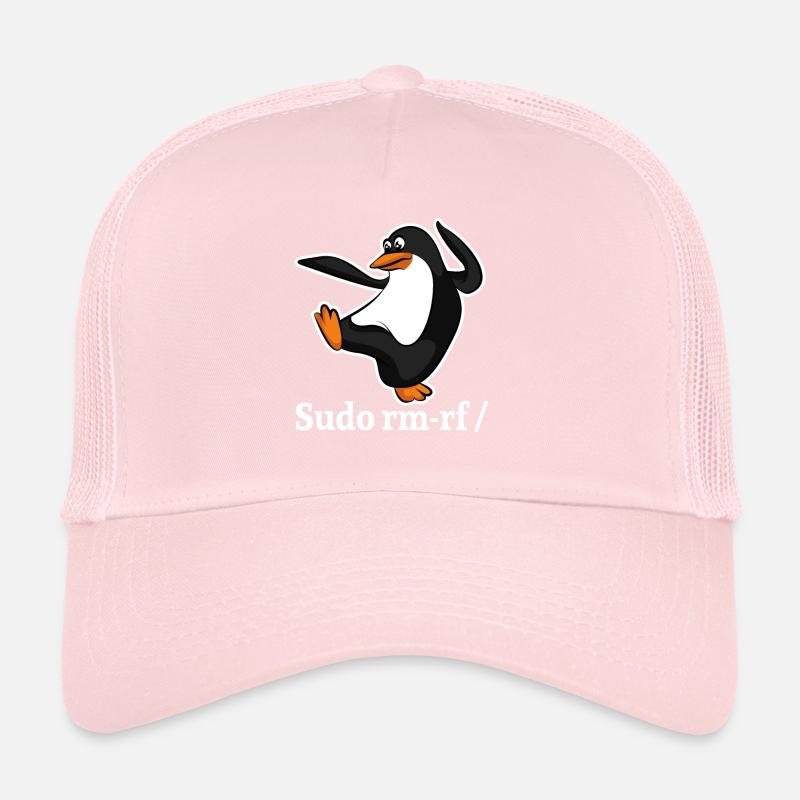Tux Linux Pingouin Sudo Rm Rf | Computerfreak Hack Casquette trucker 