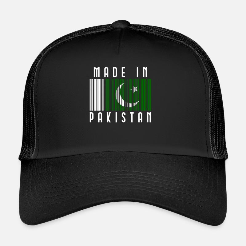 Pakistan - Trucker Cap - Schwarz/Schwarz