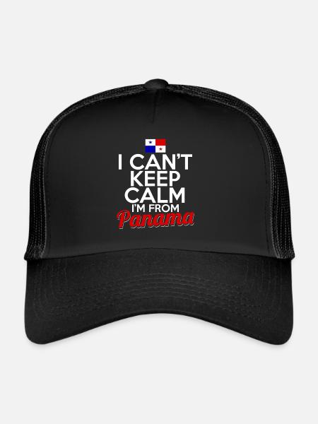 Panama - Trucker Cap - black/black - Front