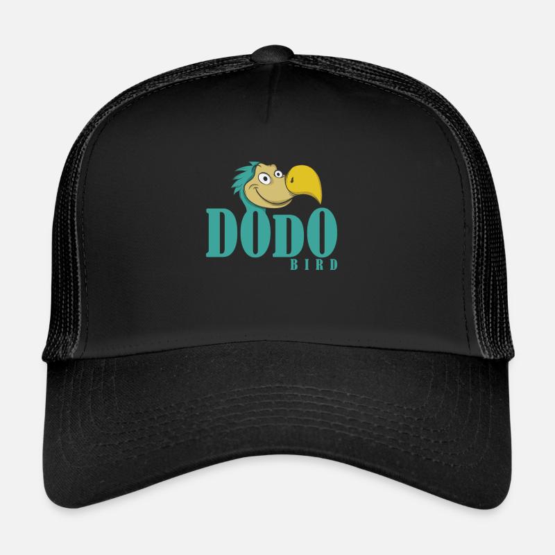 Police Dodo avec tête Dodo Casquette trucker 