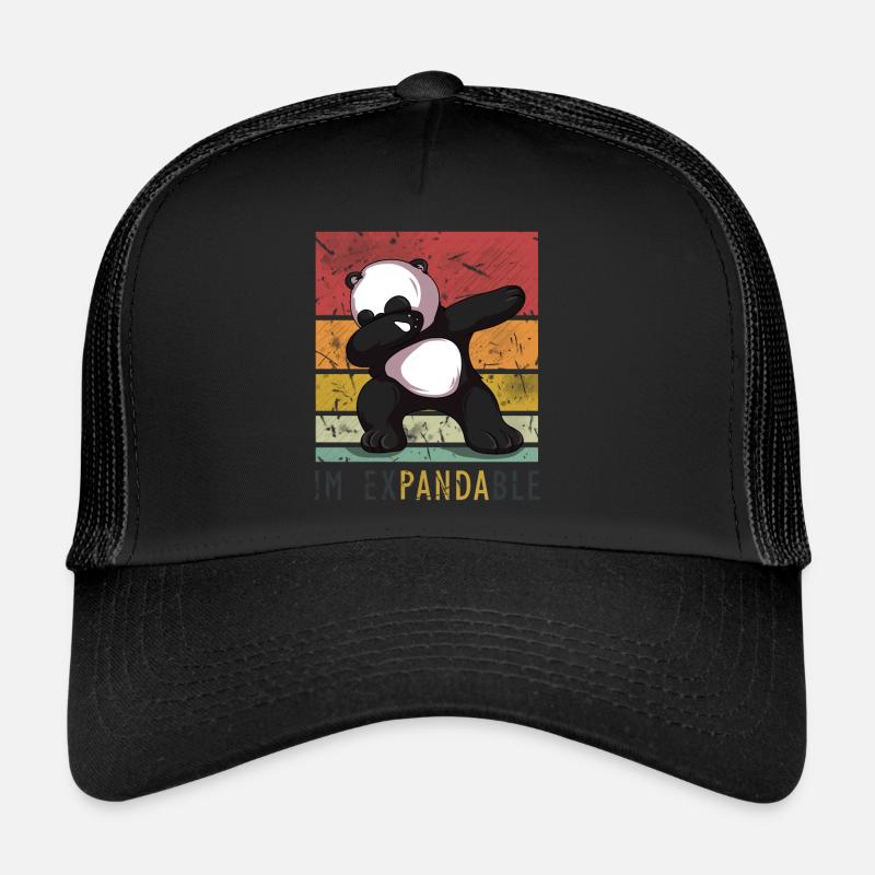 Danse En Panda Expandable Dabbing Dub Casquette trucker 
