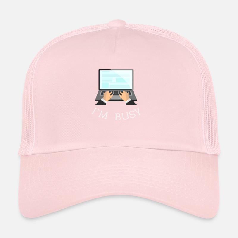 I`M BUSY Gift Idea Trucker Cap