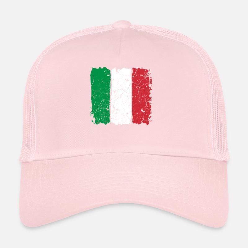 Drapeau Italie Casquette trucker 