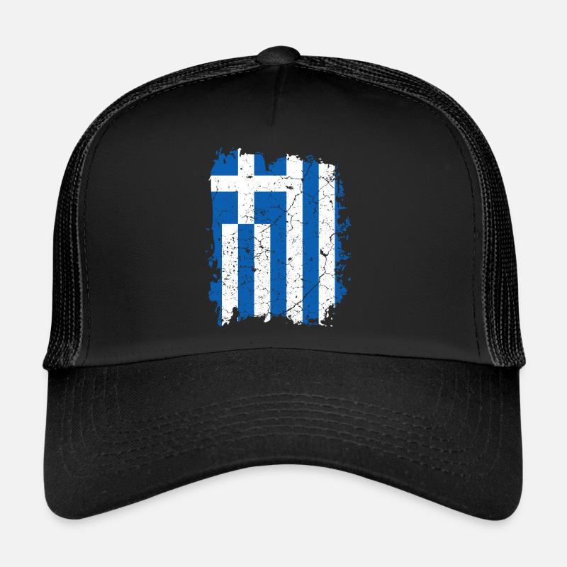 Drapeau de la Grèce Casquette trucker 