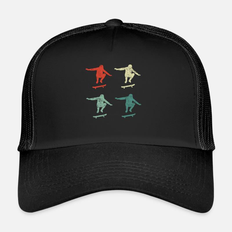 Skateboarder - Trucker Cap - black/black