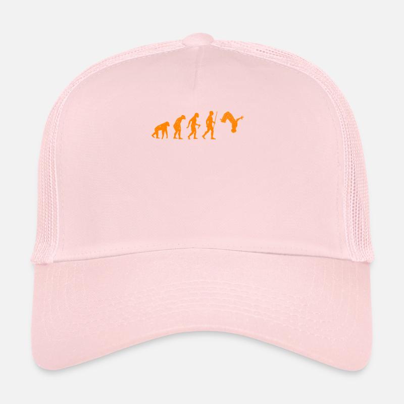 Parkour evolution backflip freerunning Casquette trucker 