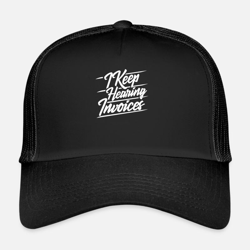 Ich höre Rechnungen Buchhalter Trucker Cap