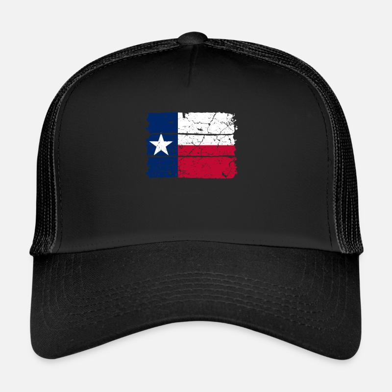 Drapeau Lone Star du Texas Casquette trucker 