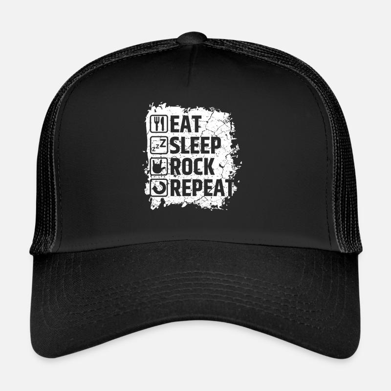 Rock music - Trucker Cap - black/black