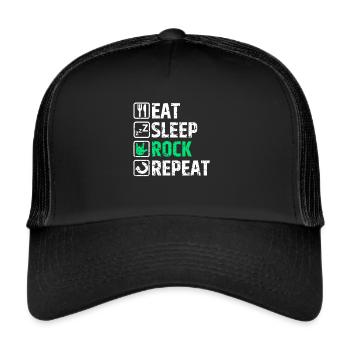 Rock music - Trucker Cap - black/black - Front