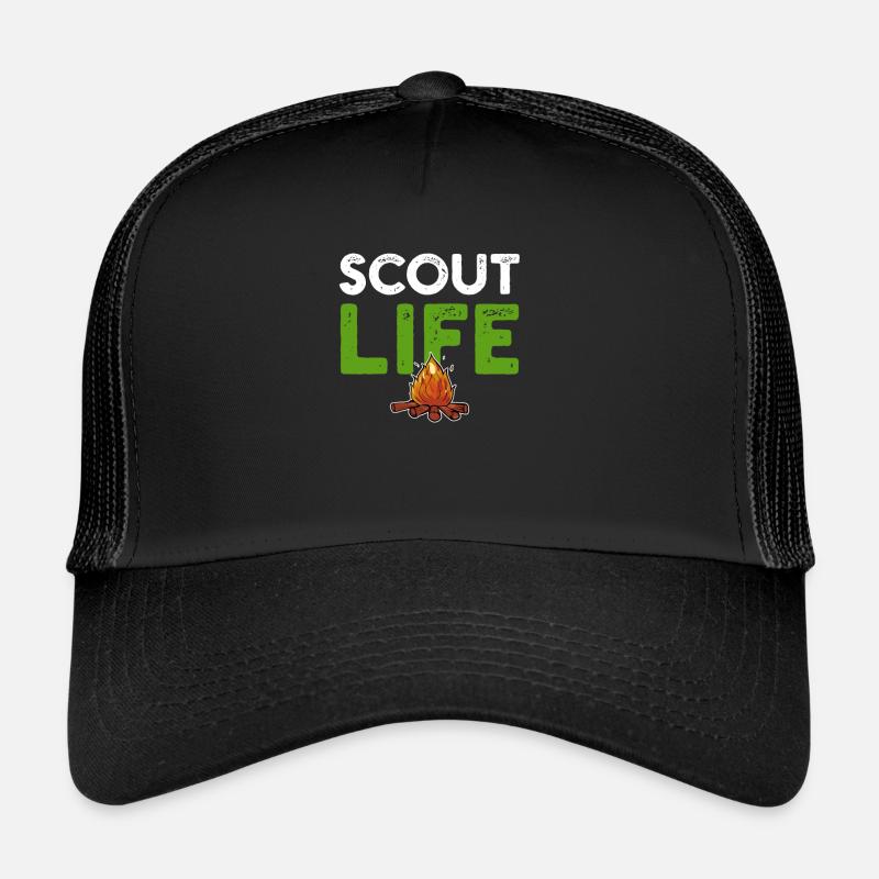 feu de camp scout Casquette trucker 