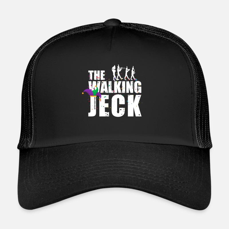 The Walking Jeck - Karneval Kostüm - Trucker Cap - Schwarz/Schwarz