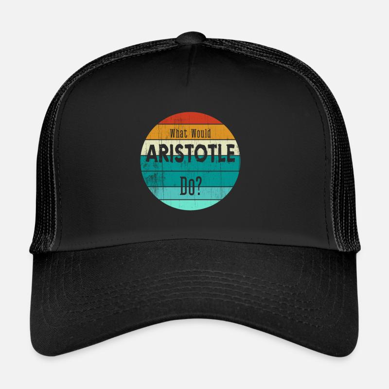 que ferait aristote Casquette trucker 
