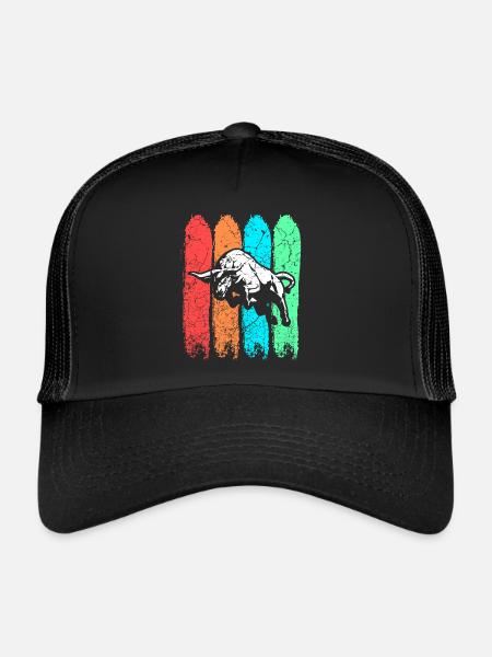 Stier - Trucker Cap - Schwarz/Schwarz