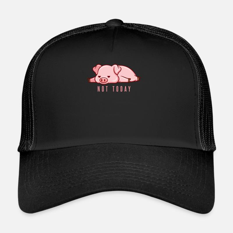 Not Today - Trucker Cap - Schwarz/Schwarz