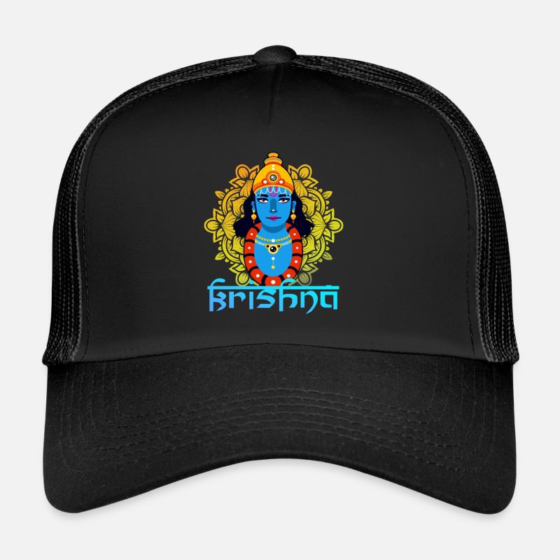 Cadeau de l'hindouisme Krishna Mandala Casquette trucker 