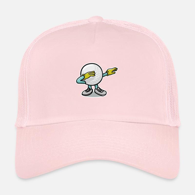 Dabbing Golf Ball Trucker Cap