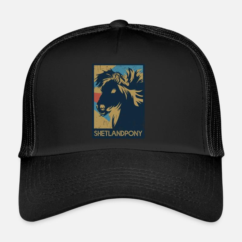 Shetland pony Trucker Cap